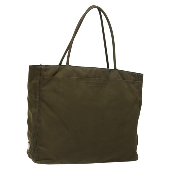 PRADA Tote Bag Nylon Khaki - Picture 1 of 9